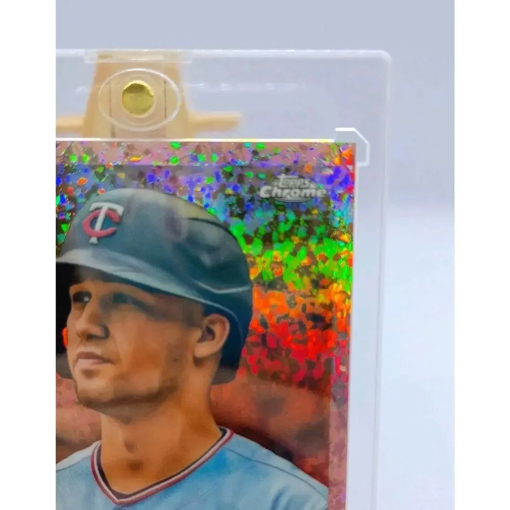 Topps Chrome Rose Gold Rainbow Refractor #236 2022 SP 64/75 Alex Kirilloff - Picture 4 of 9